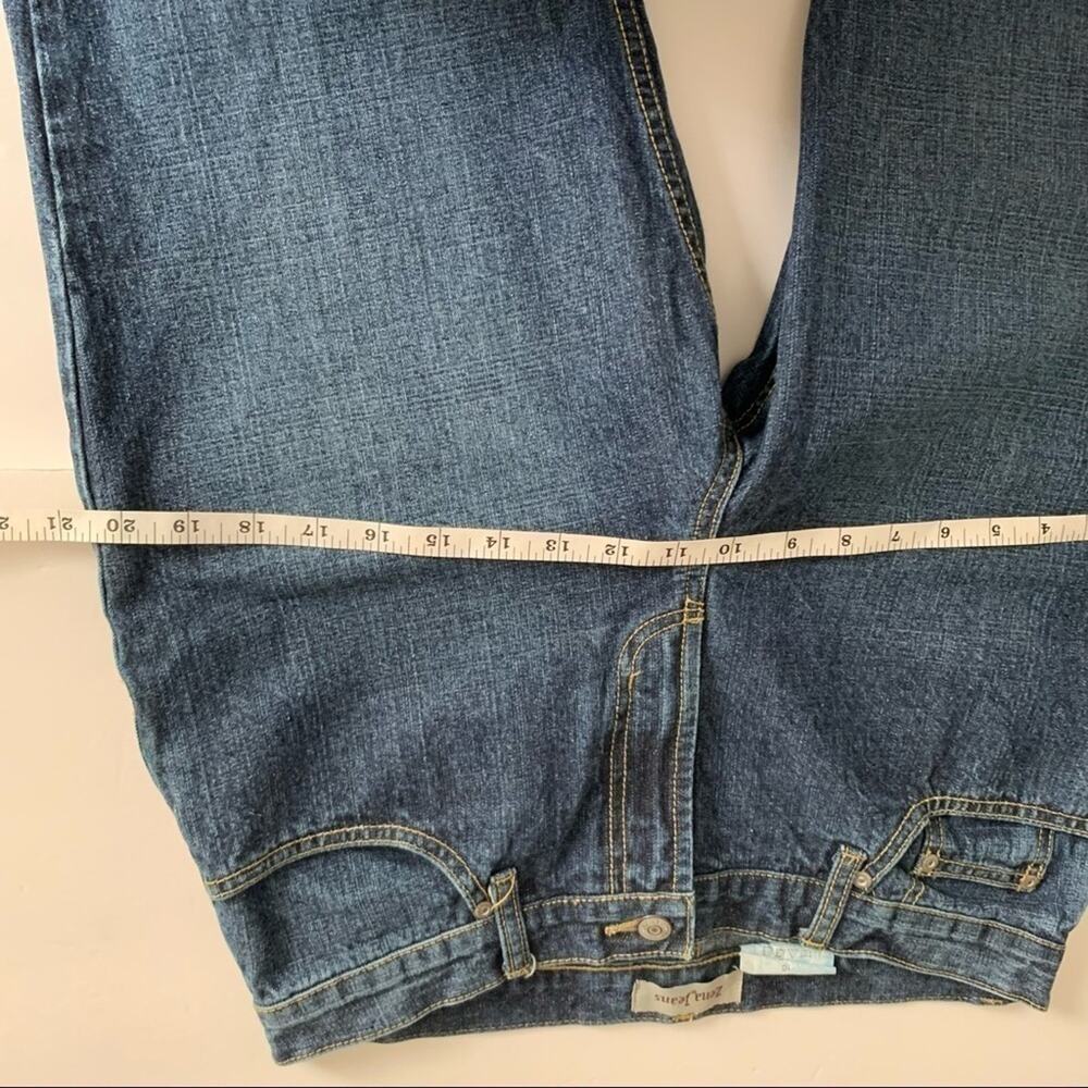 Vintage ZENA straight leg medium rise jeans blue jeans size 10 - Picture 3 of 11